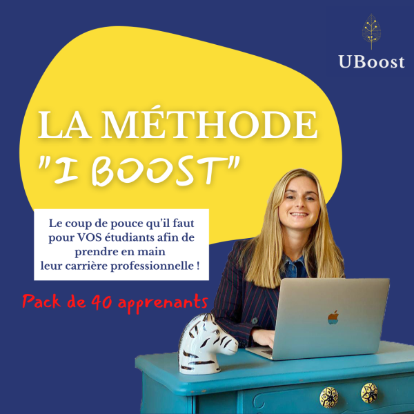Formation La Méthode "I Boost" - À destination des écoles pour leurs étudiants (prix pour 40 étudiants)