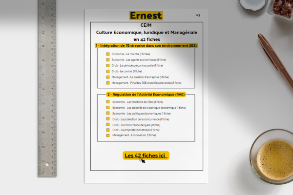 Fiches - Culture Economique, Juridique et Managériale (CEJM)