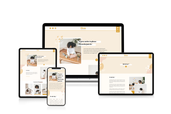 Template Showit Elena