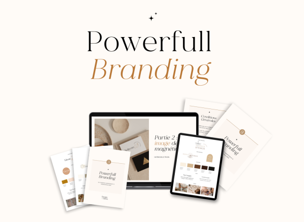 Template Identité Visuelle - Formation Powerfull Branding