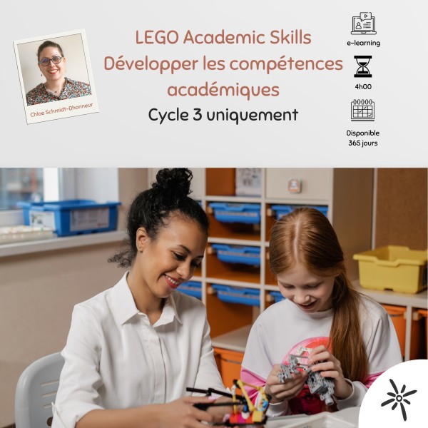 LEGO Academic Skills en e-learning à votre rythme - cycle 3 uniquement