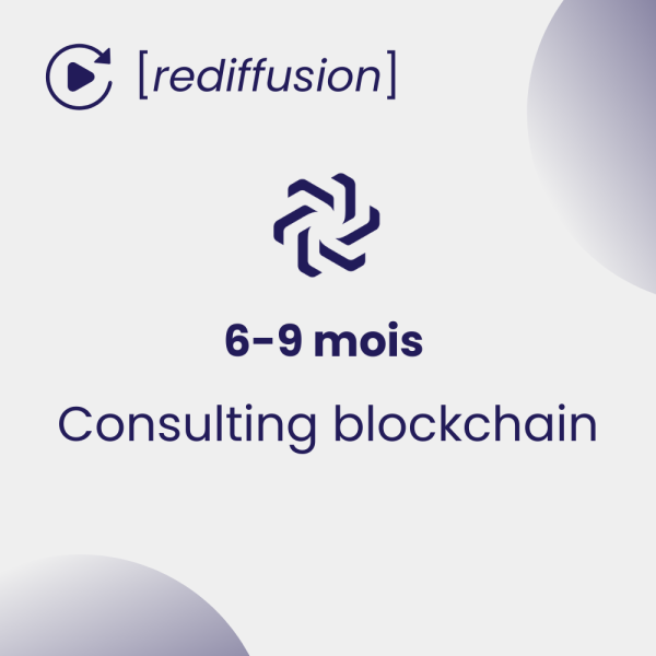 Accueil & Lives- Consulting blockchain - A votre rythme